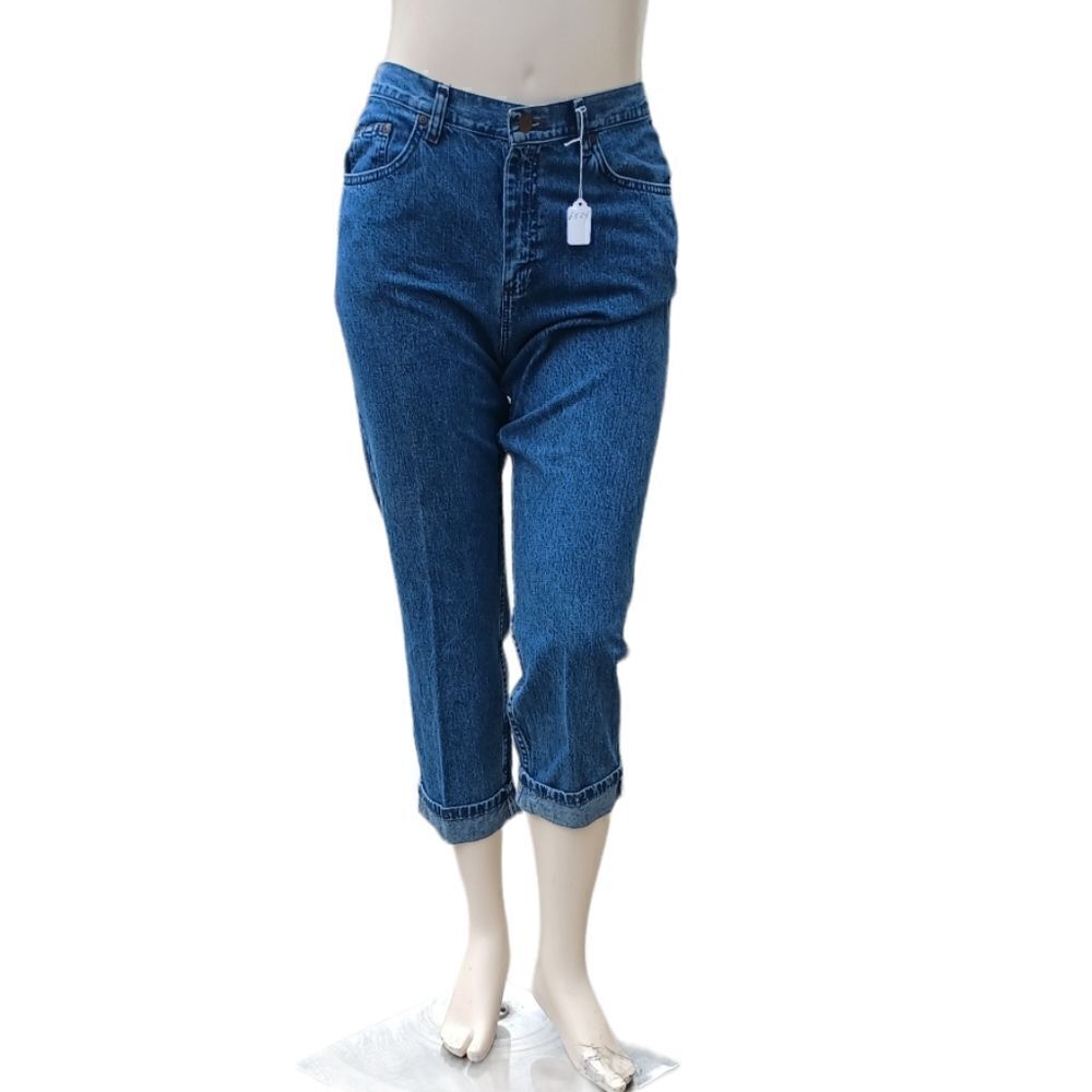 652434...Riders Straight leg Jeans Size 14M, W30" 22"Inseam 11"Rise
